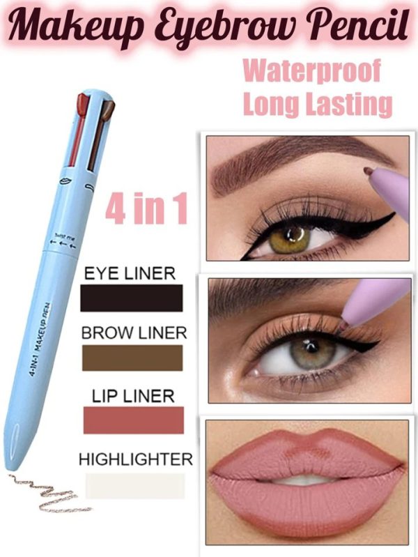 4 In 1 Waterproof Eyebrow Pencil - Sleek Shopping