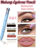 4 In 1 Waterproof Eyebrow Pencil - Sleek Shopping